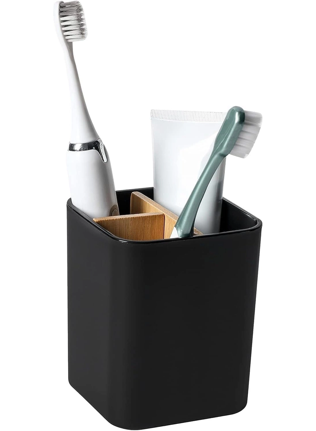 ChicAbode Bamboo Toothbrush Holder - Bathroom 3 Slots