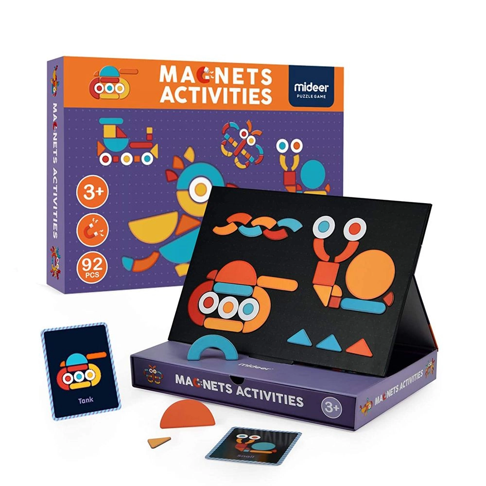 Patterns Magnetic Game - 3 + 92 pieces