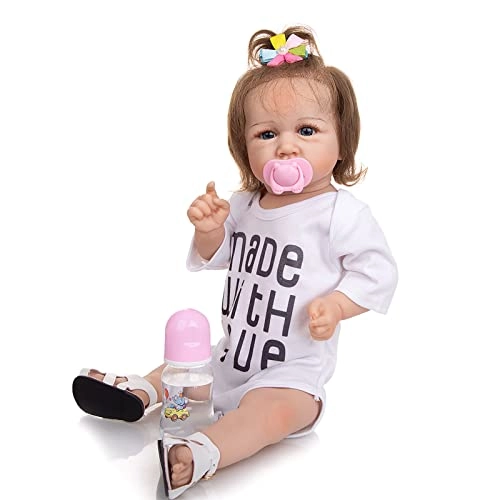 Reborn Baby Doll - 22 Inch Vinyl Girl Ages 3+