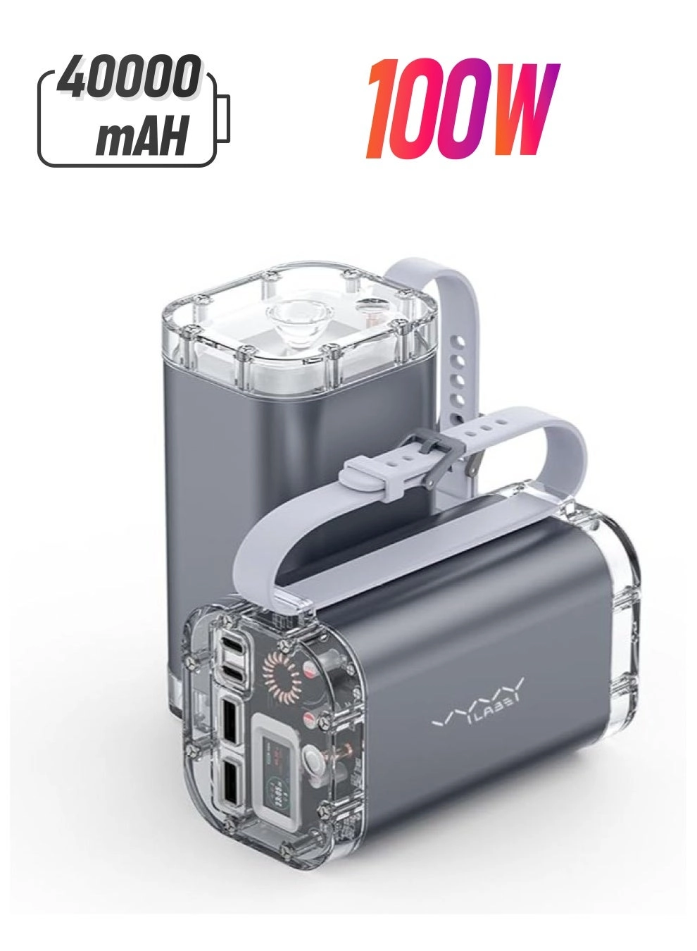 VYVYLABS P1 - 40000mAh 100 Watt 2 USB-A 2 Type-C