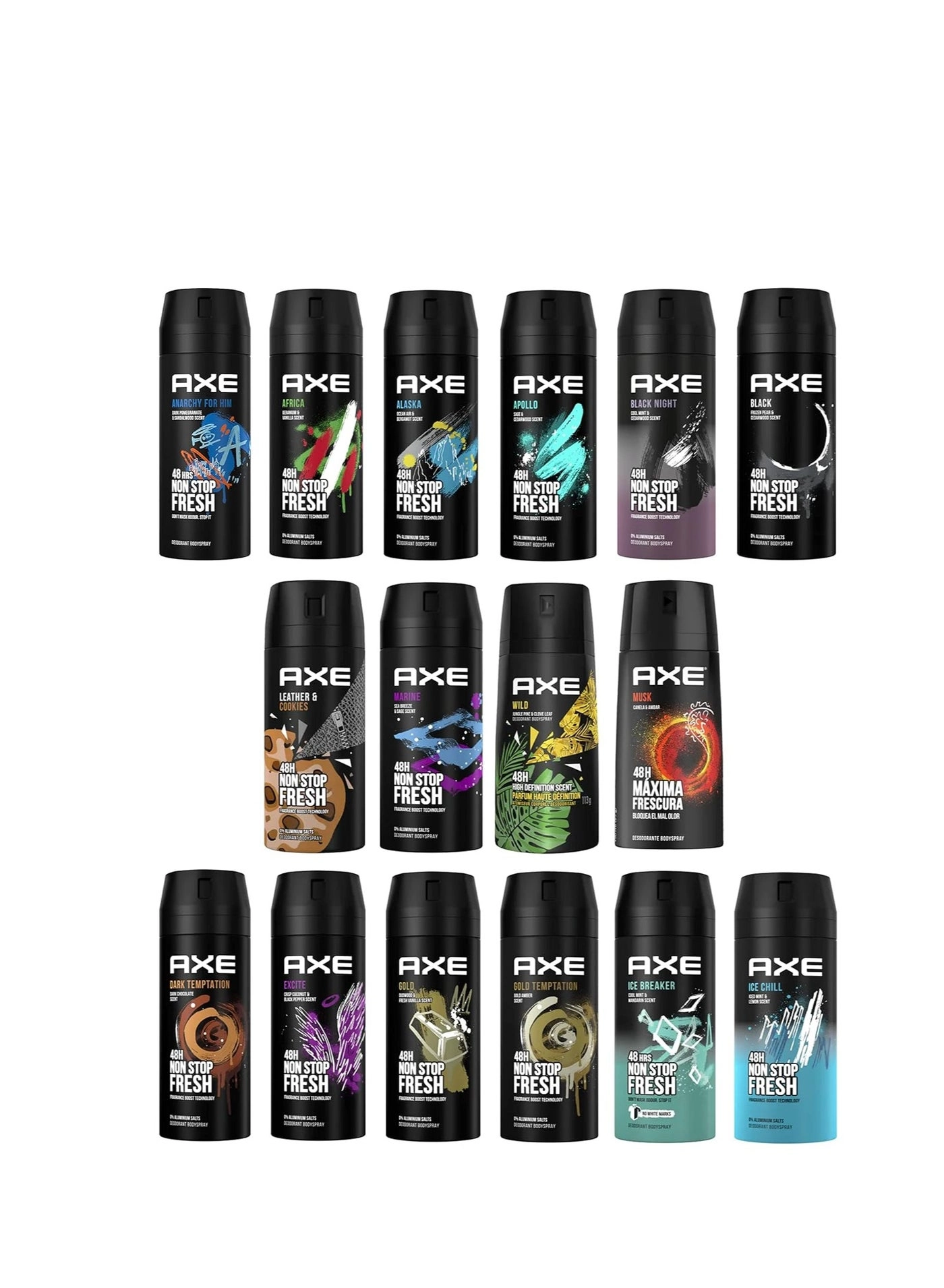 AXE body spray - 12X 150 ml