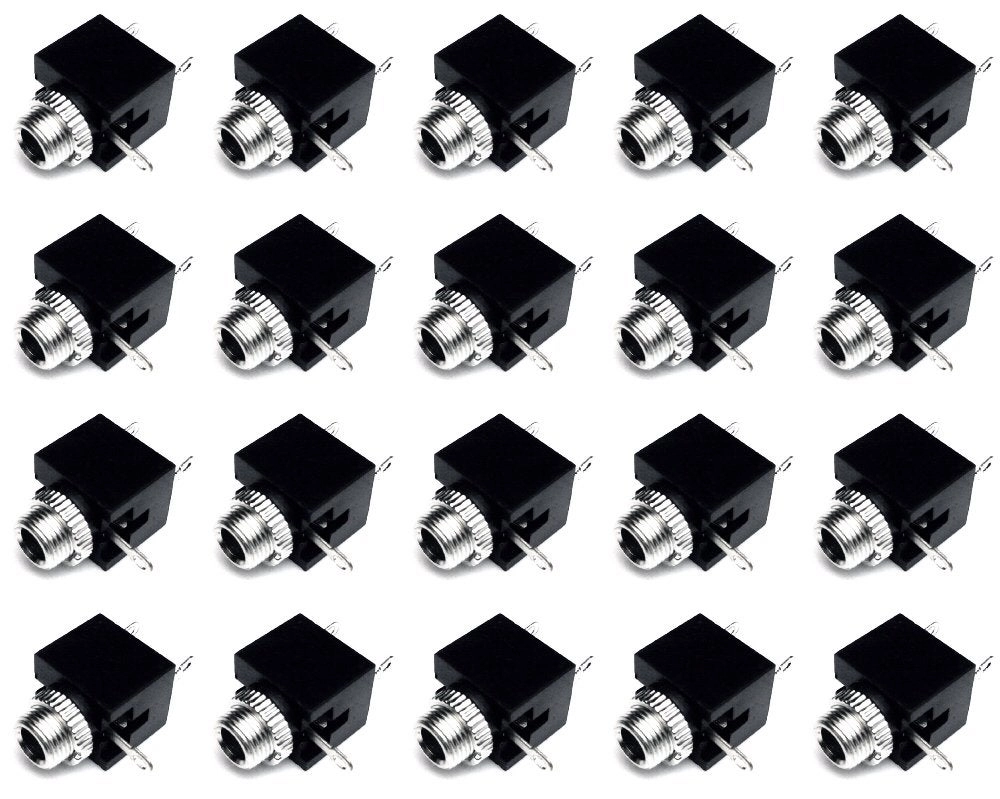 3.5mm Mono Male Plug Jack Adapter Pack