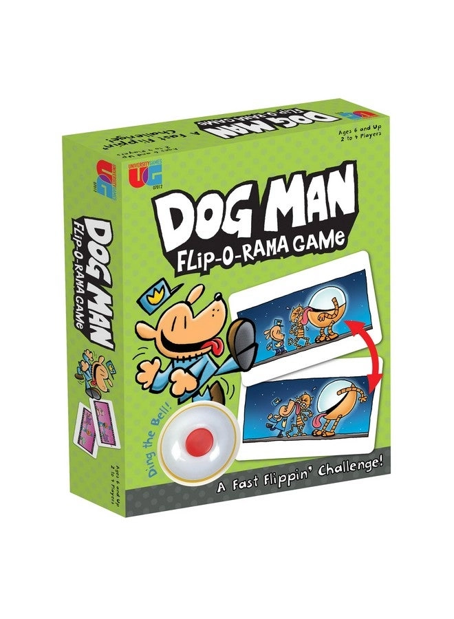 University Games Dog Man Flip-o-Rama - Card Matching Game