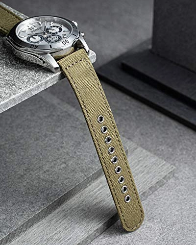 Watch Bands - 20mm 22mm Cotton Canvas
