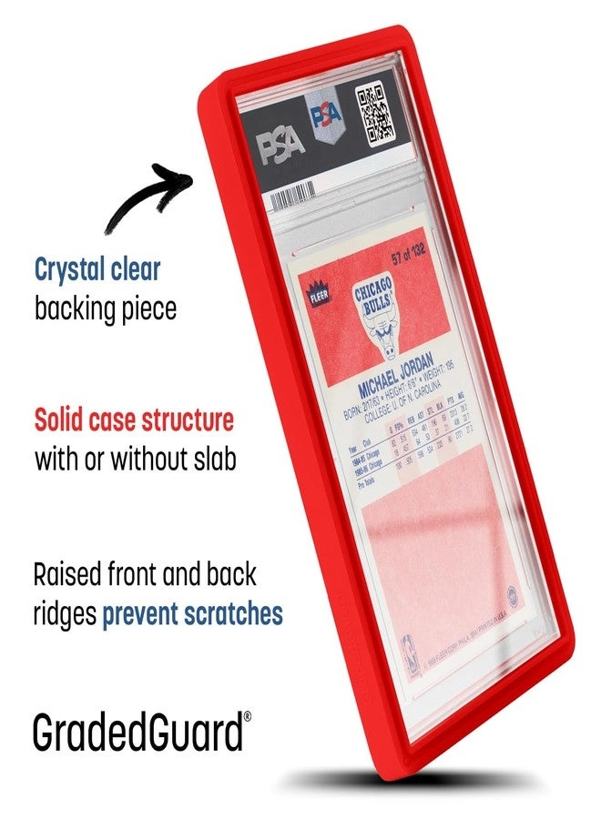 Guard Case - Fits CGC/CSG Two-piece TPU/PC Red