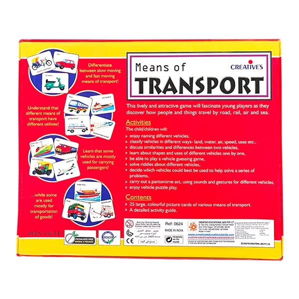 Means of Transport - 4 years+