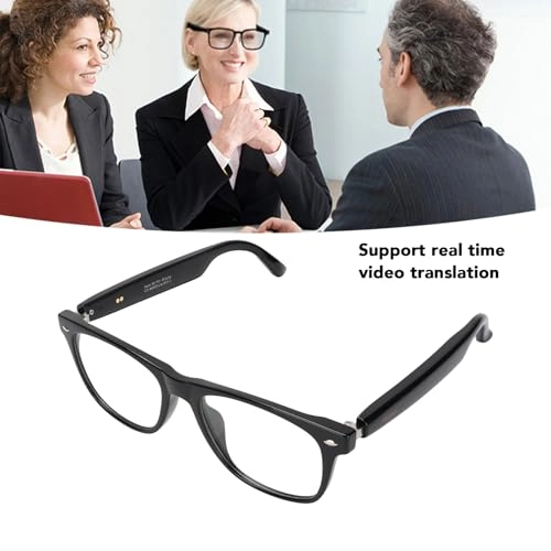 Smart Translation Glasses - AI Translation Bluetooth Built-in Microphone