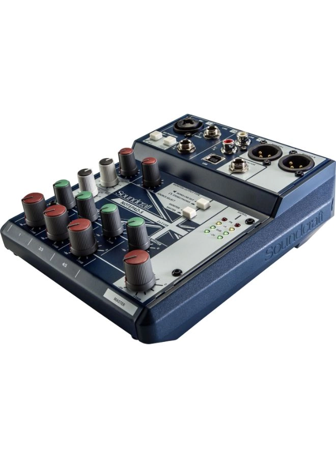 Notepad-5 - Analog Mixing Console Blue