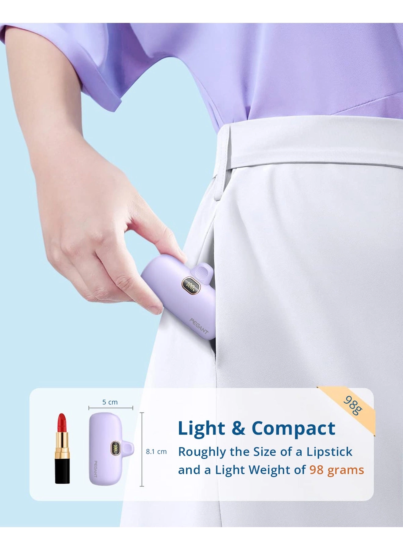 KL-YD42-C2 1INR22/71 - 5000mAh 18W