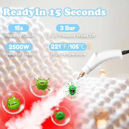 Steam Cleaner - 3.0 bar 1100 Milliliters