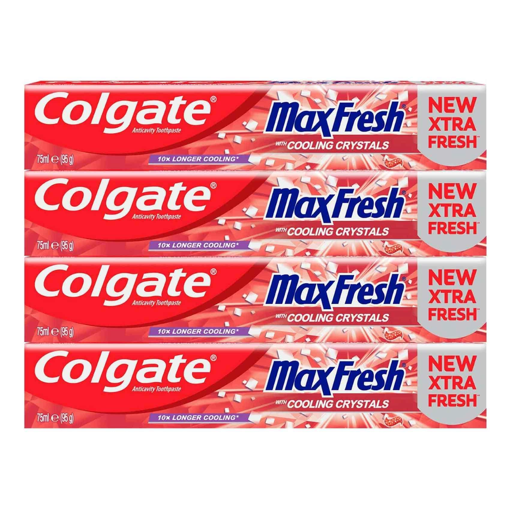 Colgate Max Fresh Spicy Toothpaste 75ml x4