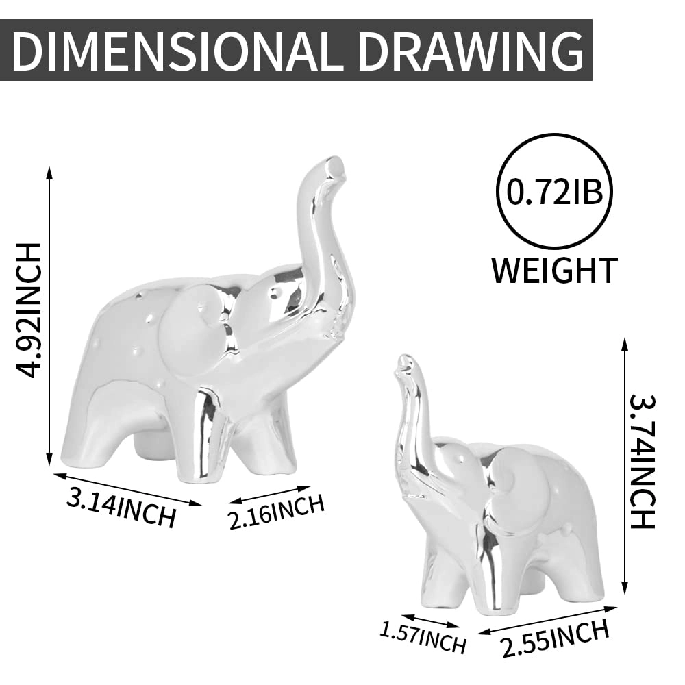 Elephant Statue - Ceramic , Resin