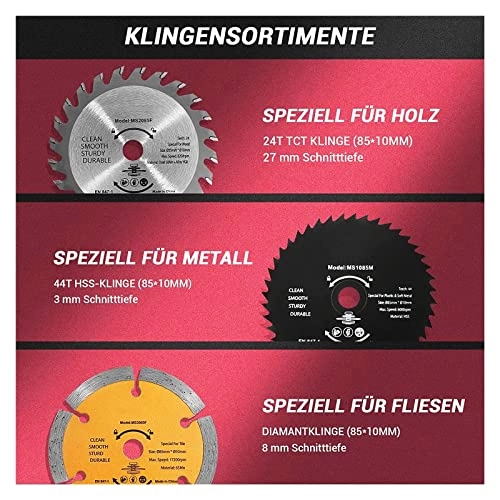 Mini Electric Circular Saw - 85mm