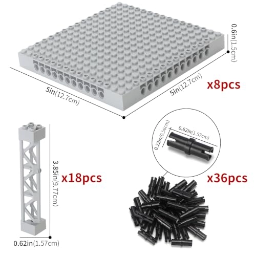 Parking Garage Building Blocks Set - 8 pcs