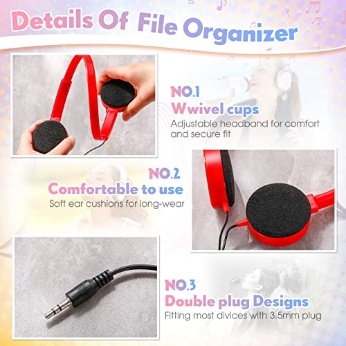 Kids Headphones Wired Headphone 20 Pack