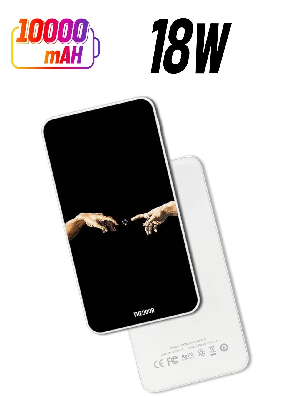 Theodor PPBA299 - 10000 mAh 18W Quick Charging 3.0