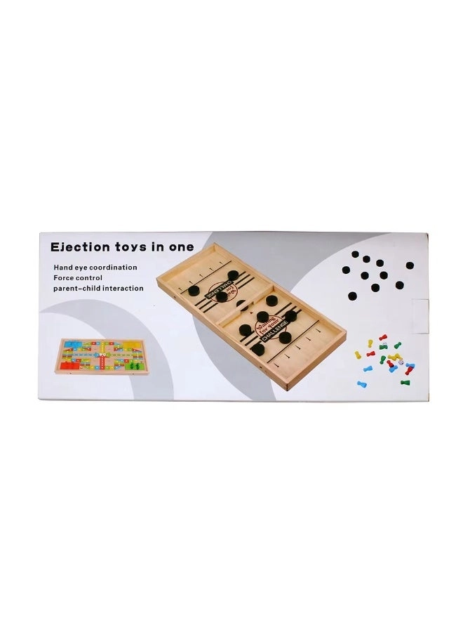 Generic Sling Puck - Wooden + Flying Chess