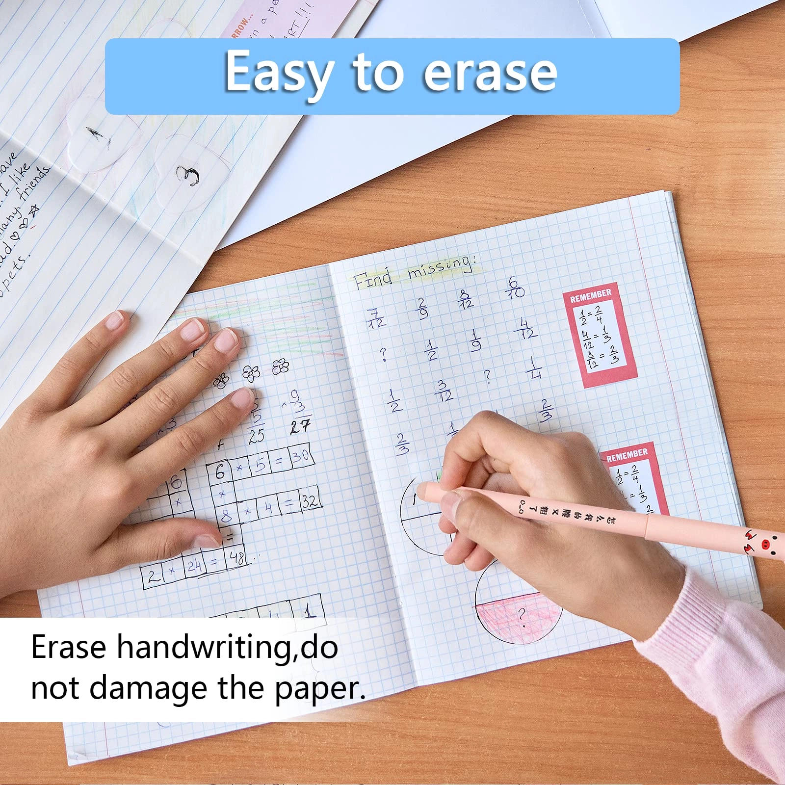 Erasable Pen-L - 8 Pcs 0.35 mm