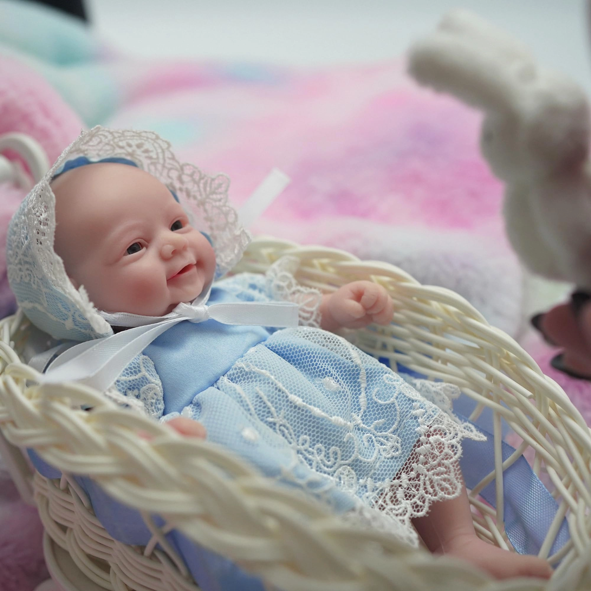 Reborn Baby Doll - 7" Silicone Baby Girl Ages 3+