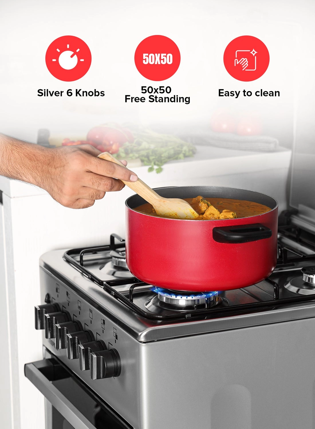 GCR5555 GAS Cooker