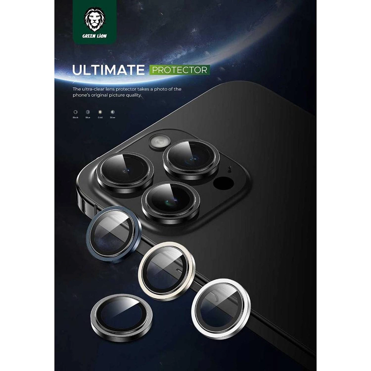 HD Tempered Glass Camera Lens Protector for iPhone 15 Pro / iPhone 15 Pro Max