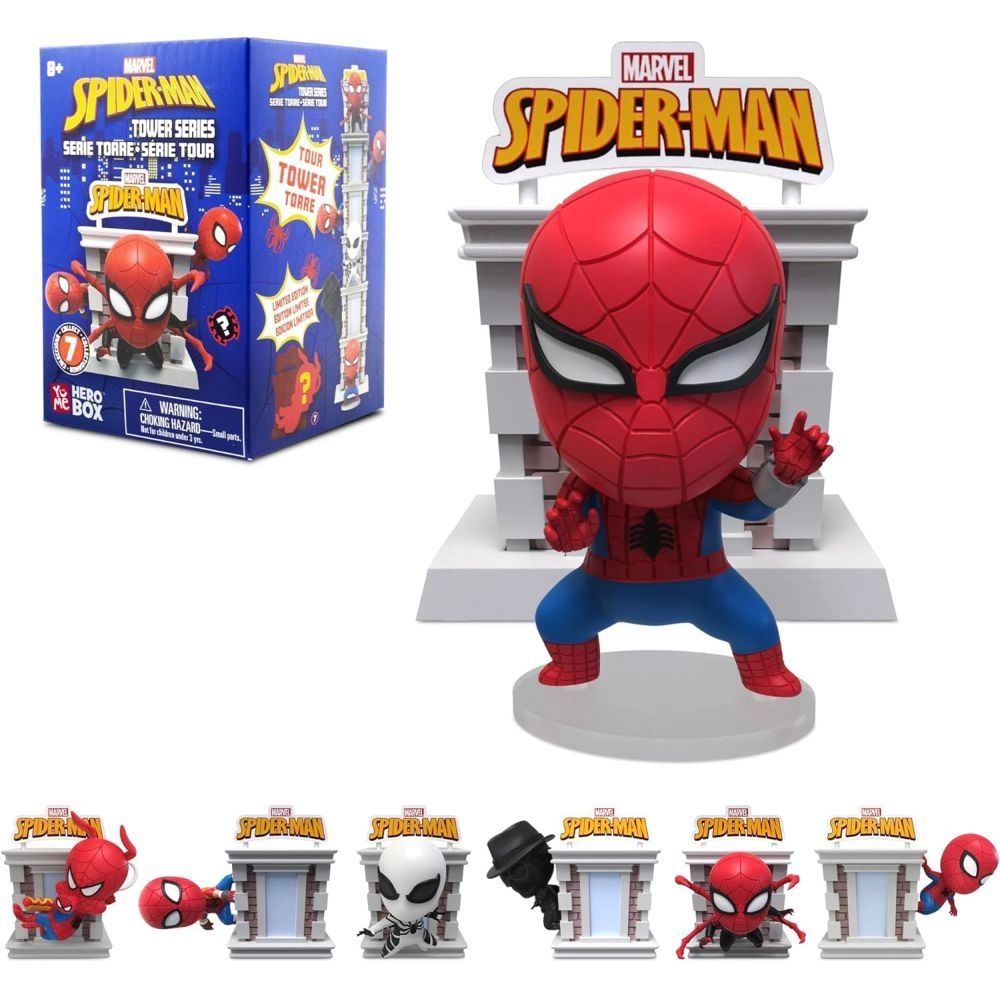 JASWAR Spiderman Tower Series Surprise Figure - Assorted (19995)
