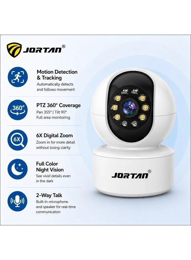 Wireless PTZ Security Camera 1080p