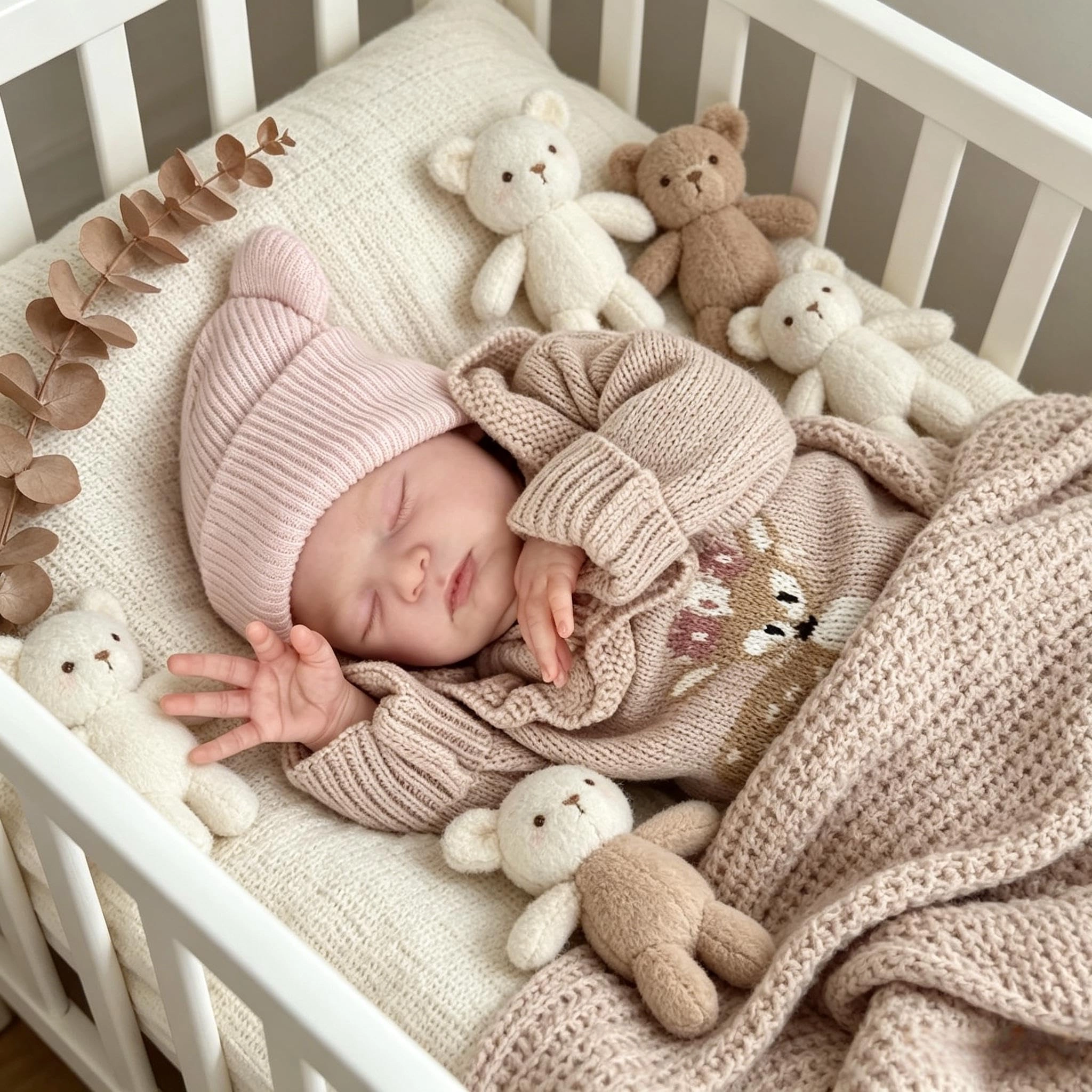 Laura Reborn Baby Doll - 20 inch Vinyl Dark Brown Ages 3+