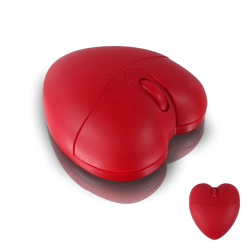 Heart-Shaped Mouse - Bluetooth USB