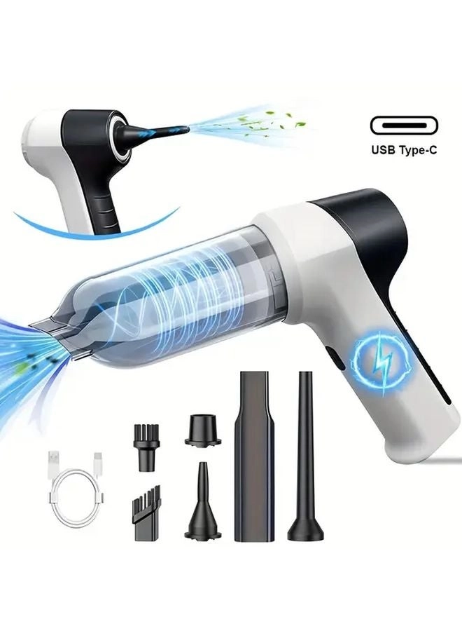 4-in-1 Wireless Handheld Vacuum Cleaner - 2000mAh