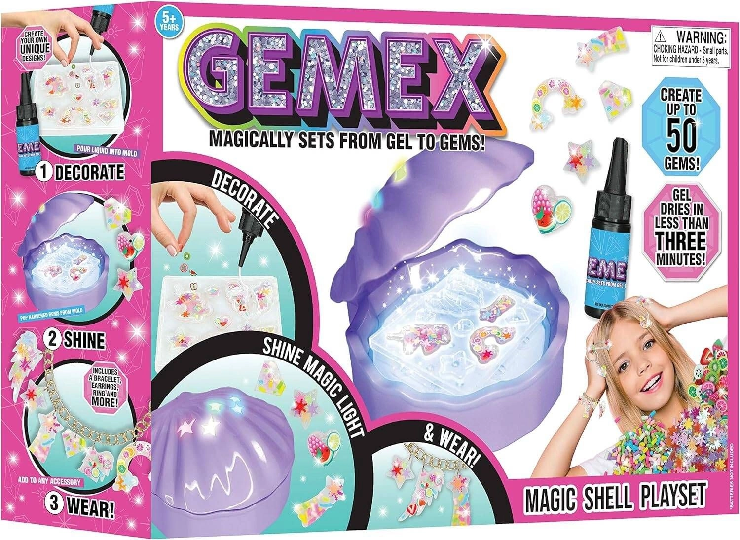 Clam Shell DIY Set - Pink 5+