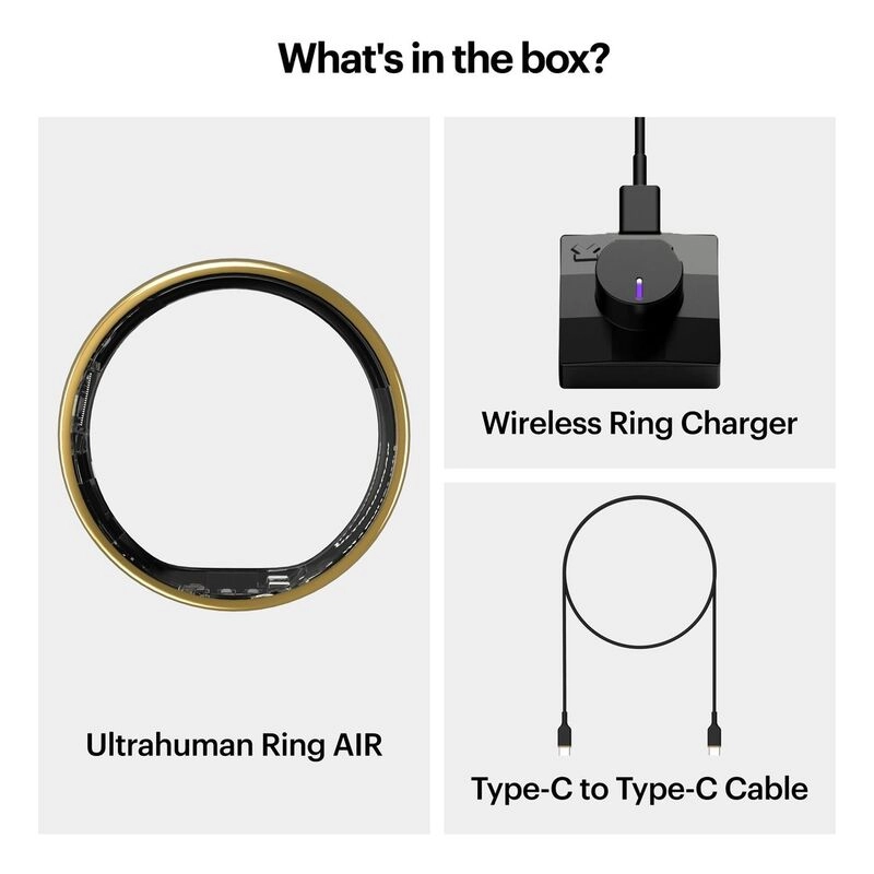 Ring AIR - Size 6 Bionic Gold