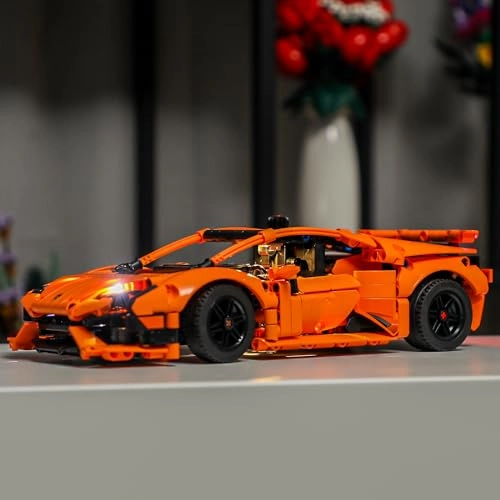 Led Lighting Kit - Orange for LEGO Lamborghini Huracán Tecnica 42196