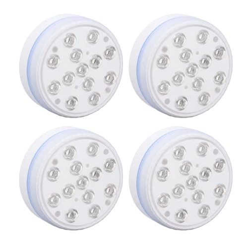 Submersible LED Pool Lights - 4Pcs IP68 16 Colors