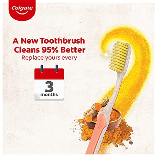 Slim Soft Turmeric Toothbrush - Soft 3-Piece Pack