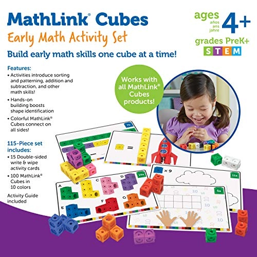 Math link Cubes Activity Set - 5+ Years 100 piece(s)