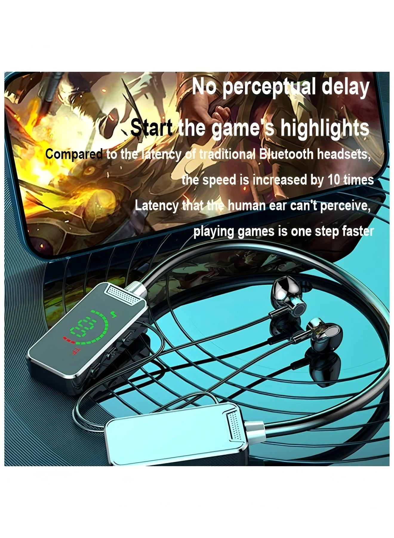 Neckband Bluetooth Earphones Wireless Headphone