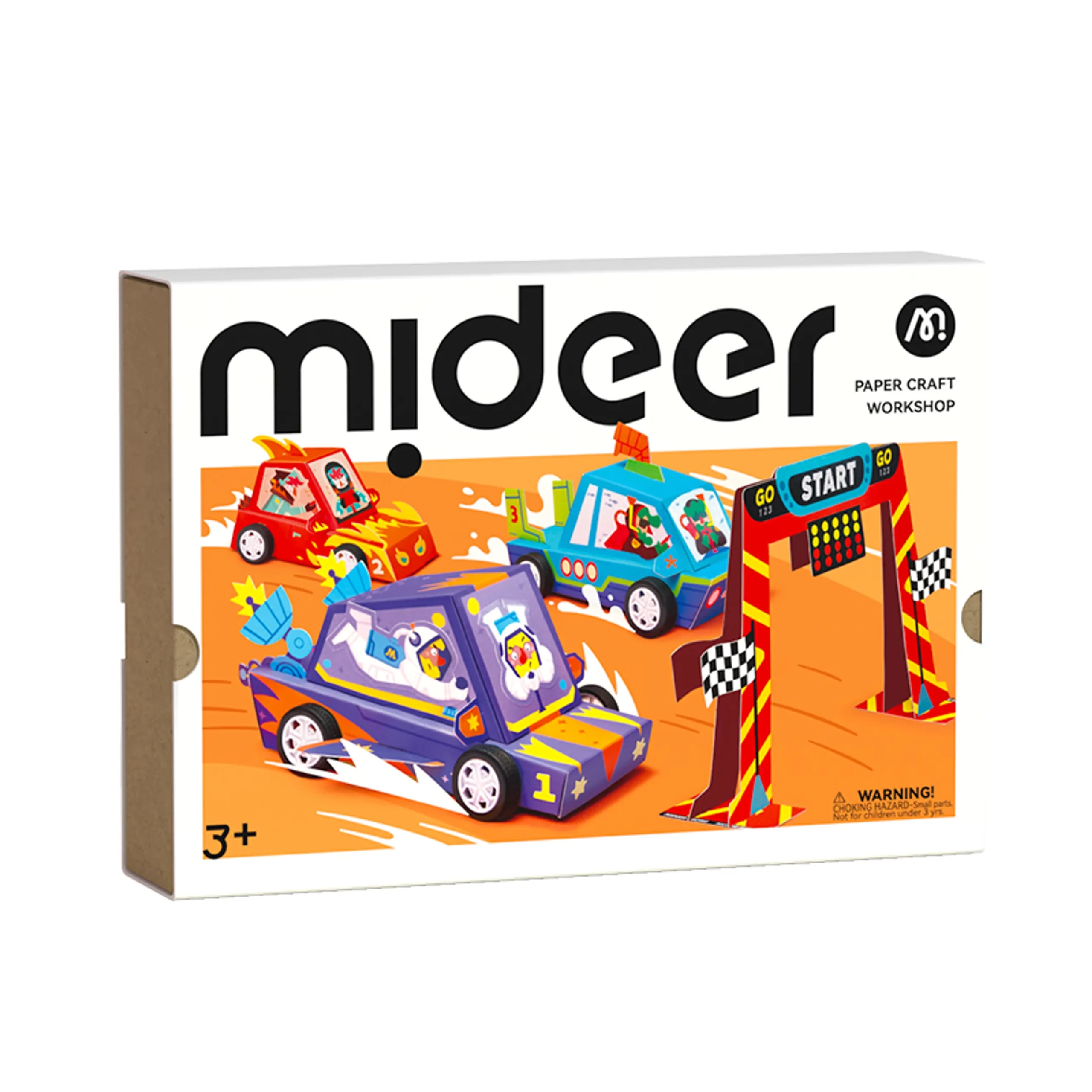 MIDEER Paper Craft DIY Kit - Dream Racer - 3+ years