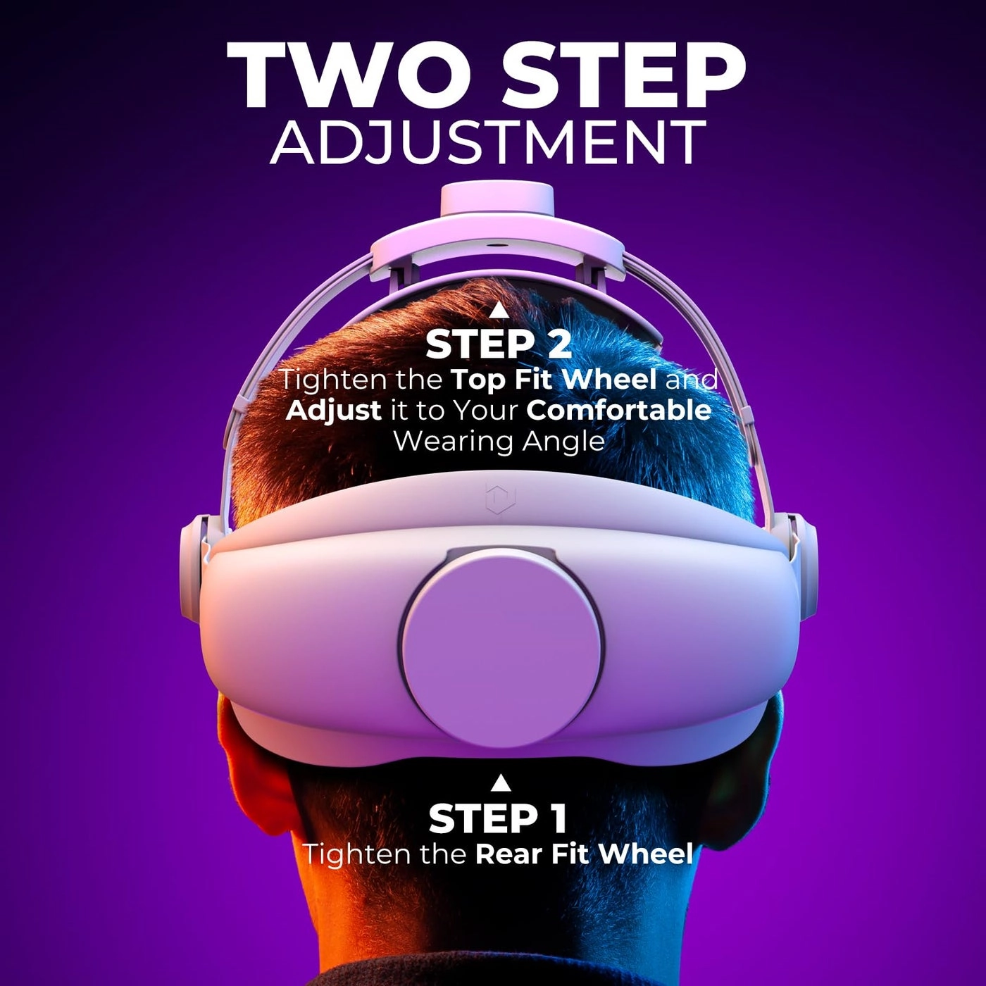 QH3 - Pressure-Free Head Strap Compatible with Meta Quest 3 3S