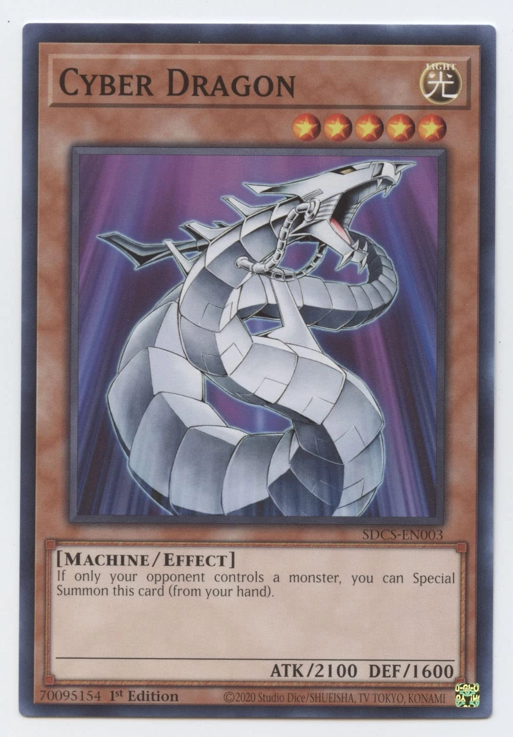 Yu-Gi-Oh! Cyber Dragon SDCS-EN003 - English