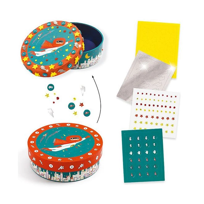 Super Treasure Box - Creative Crafting Kit Colorful Adhesive Designs