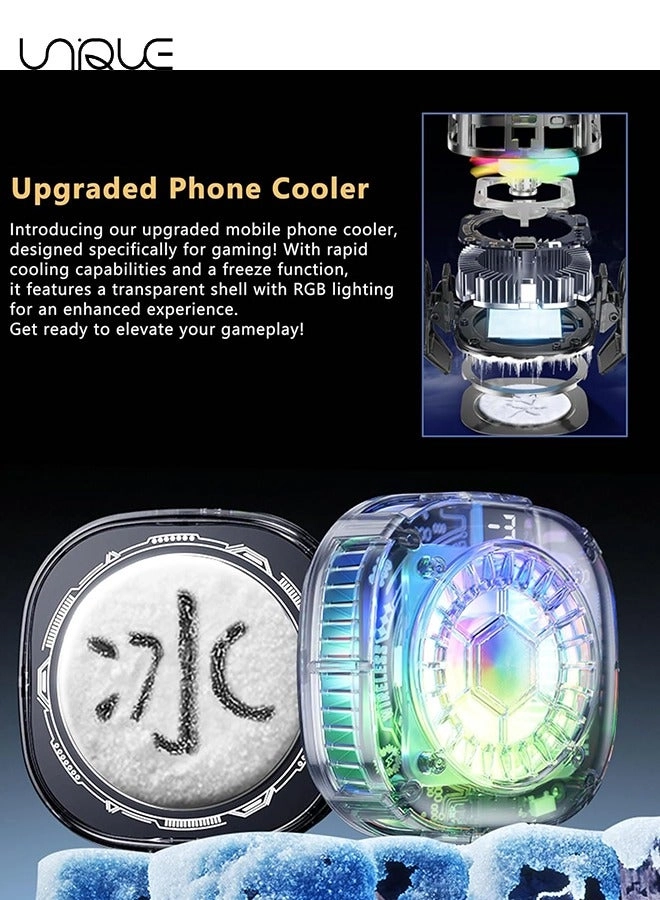 Magnetic Phone Cooler - RGB Transparent