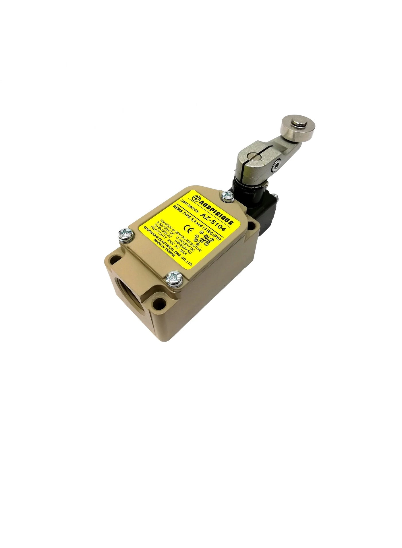 AZ-5104 - Limit Switch Roller Lever 10A Snap Action 1NO + 1 NC