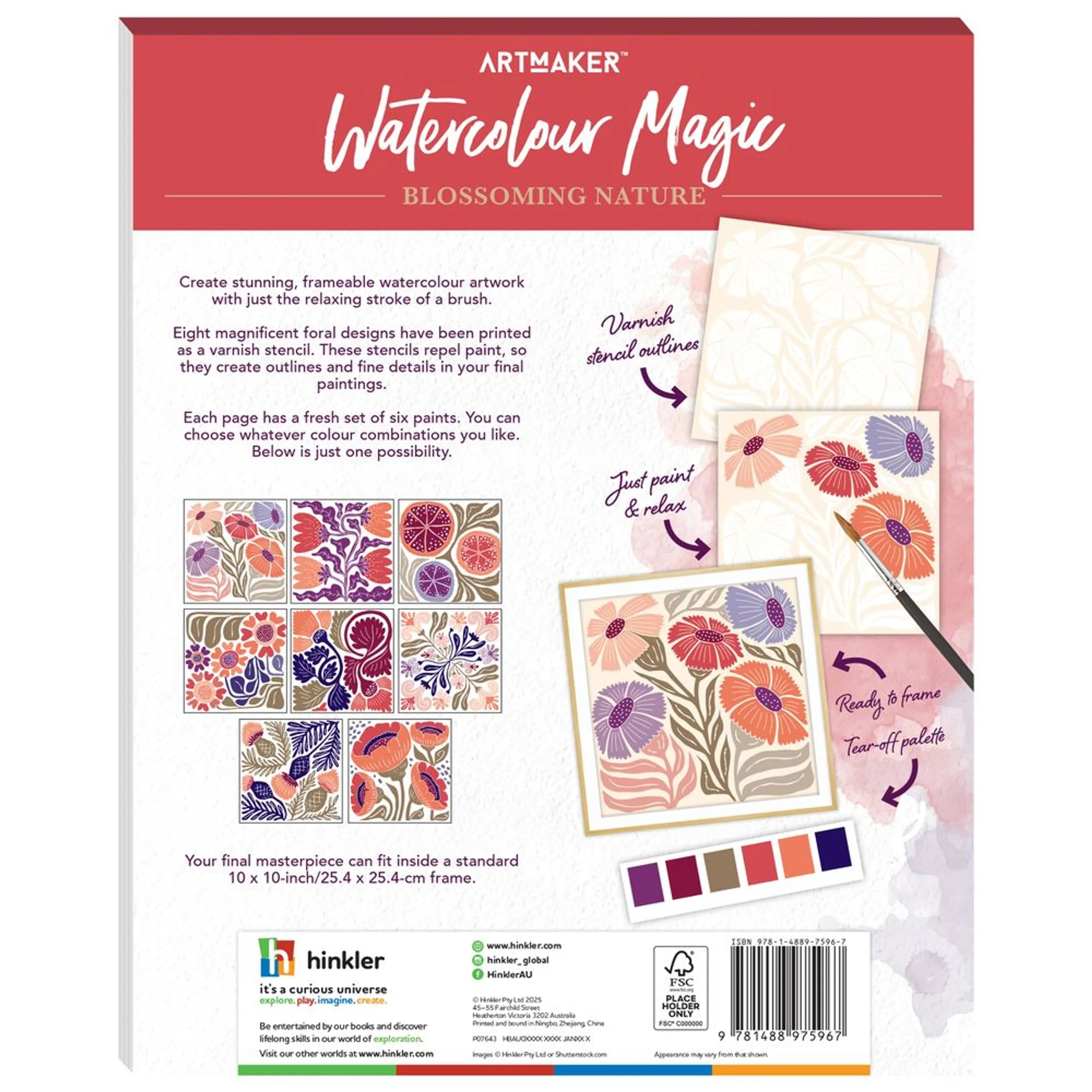 Art Maker Watercolour Magic Coloring Kit