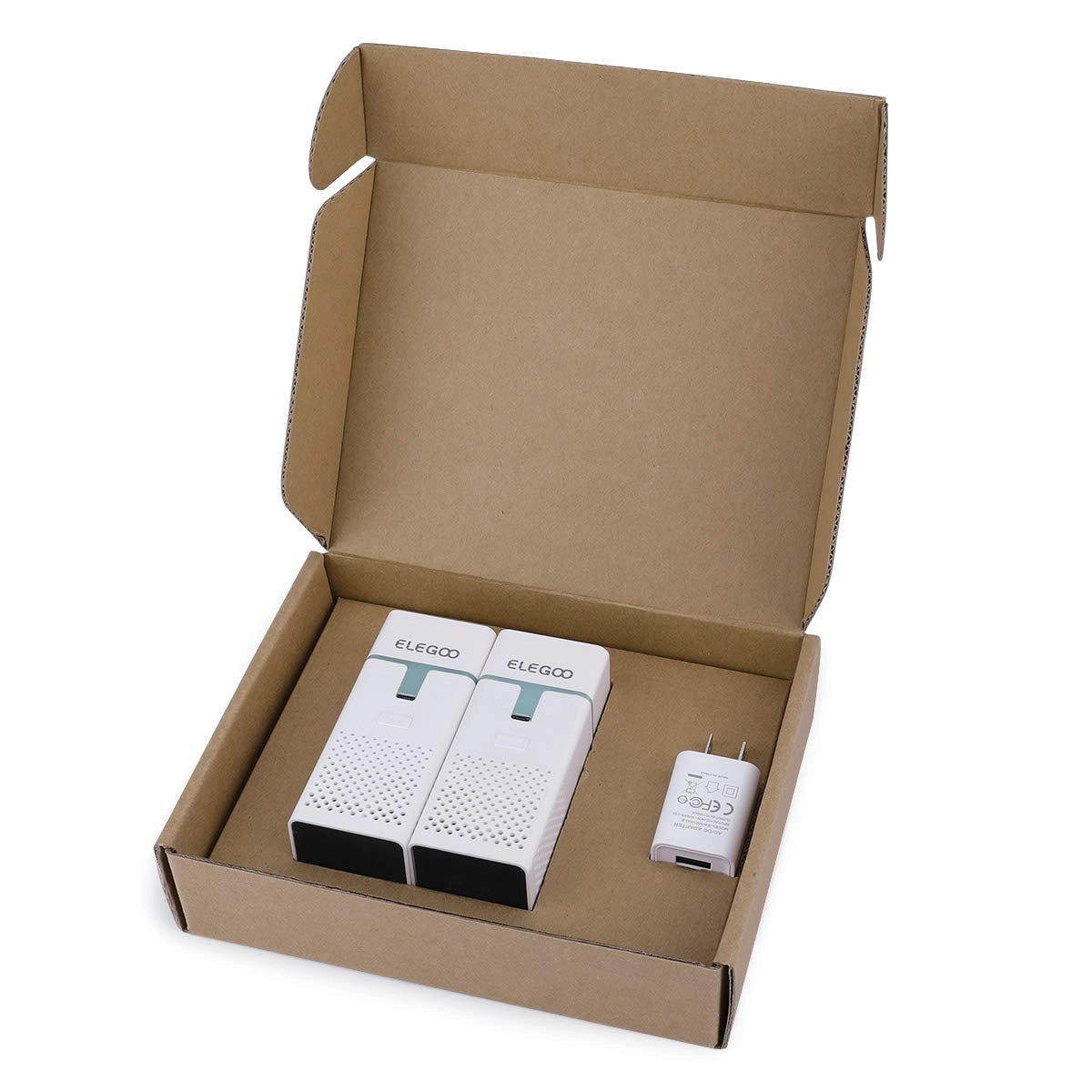 Mini Air Purifier - 2PCS Activated Carbon Filter Universal Adaptor