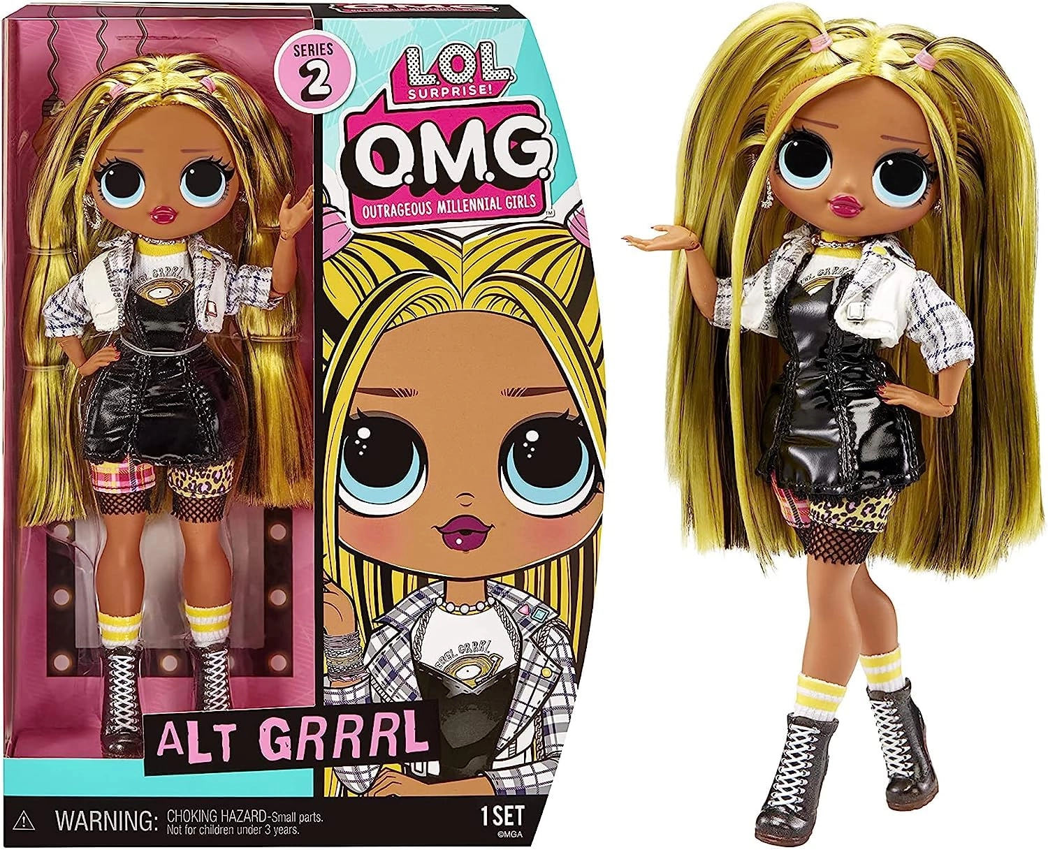 LOL OMG Alt Grrrl Fashion Doll - Limited Edition Multicolor Ages 4+