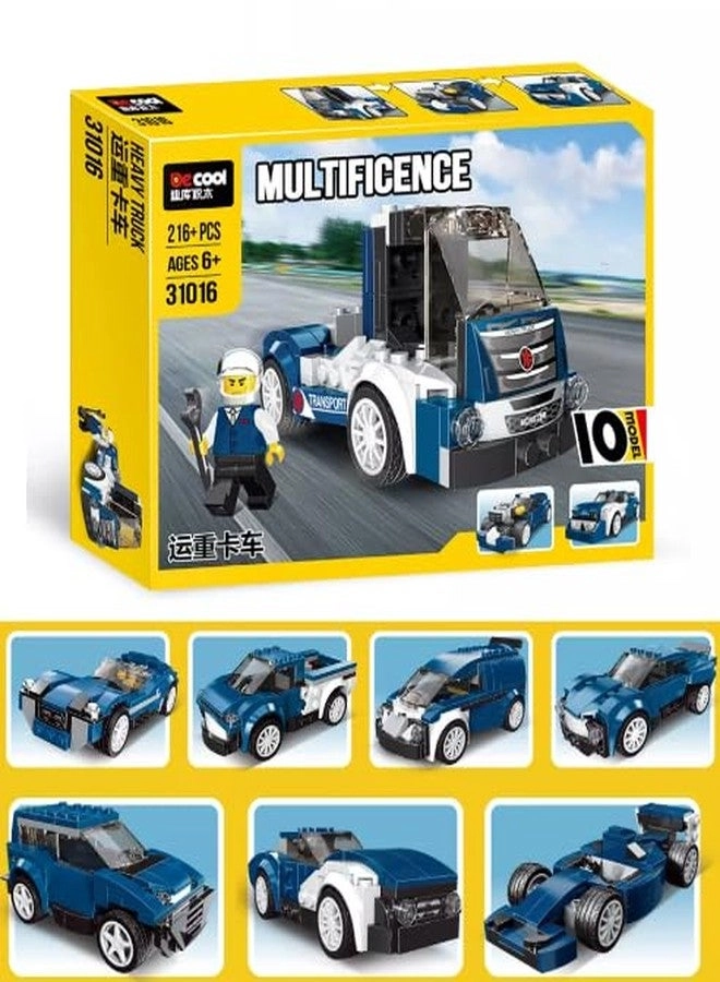 10-in-1 Magic Building Blocks Set - 216 pcs