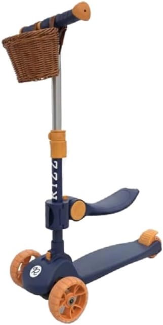 RIZZ Little Nomad 3-Wheel Kick Scooter – Foldable + Seat