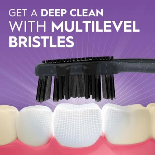 Charcoal Toothbrushes - Medium