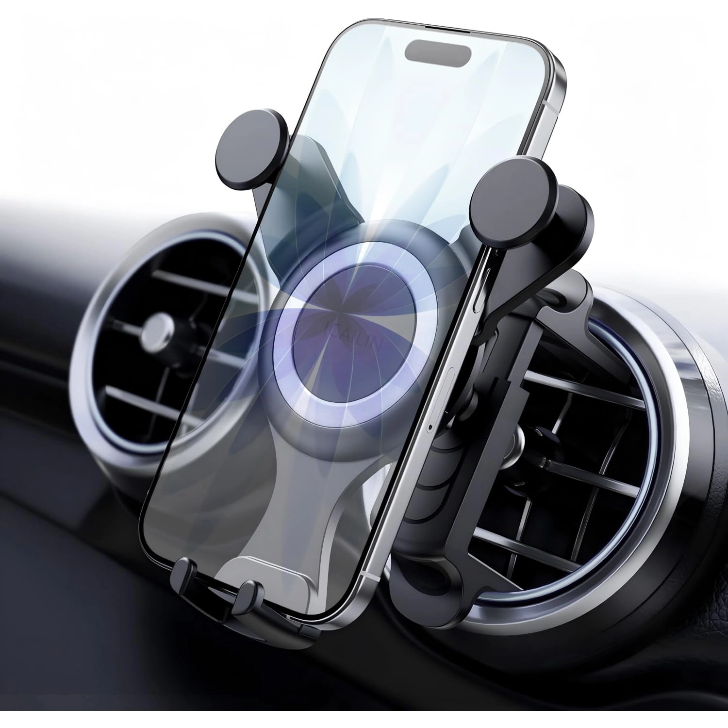 ICAILIN Car Phone Holder - Vent Black Rotatable